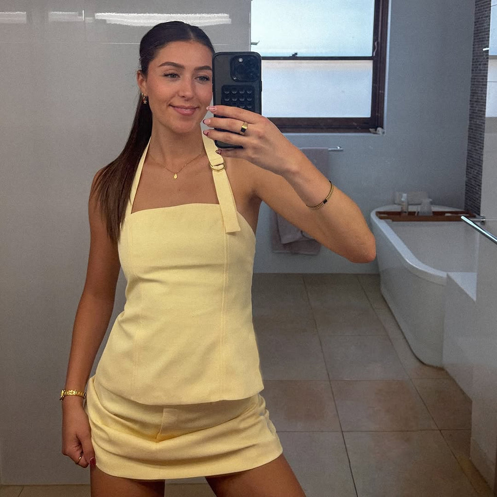 Oyster Buckle Set In Yellow