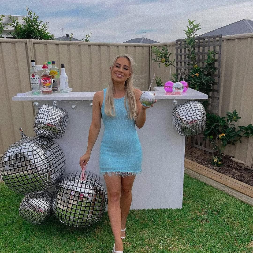 Natalia Mini in Sequin Blue