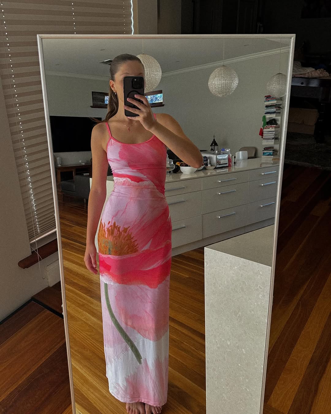 Lily Dress In Pink Safari