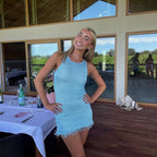Natalia Mini in Sequin Blue