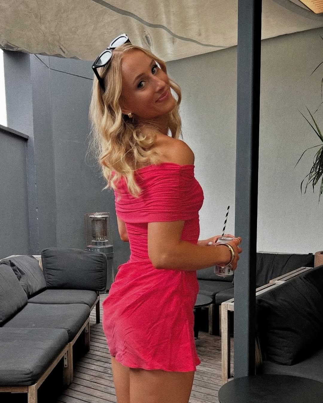 Nico Mini Dress In Red