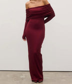 Alessandra Dress In Wine