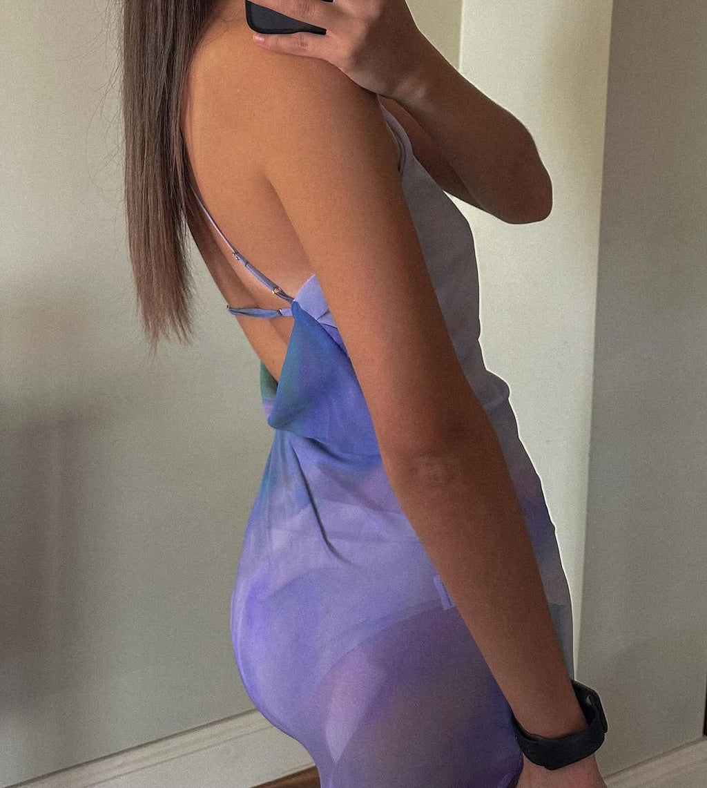 Flor Dress in purple