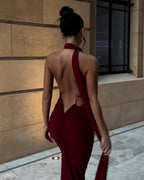 Constantina Dress In Wine