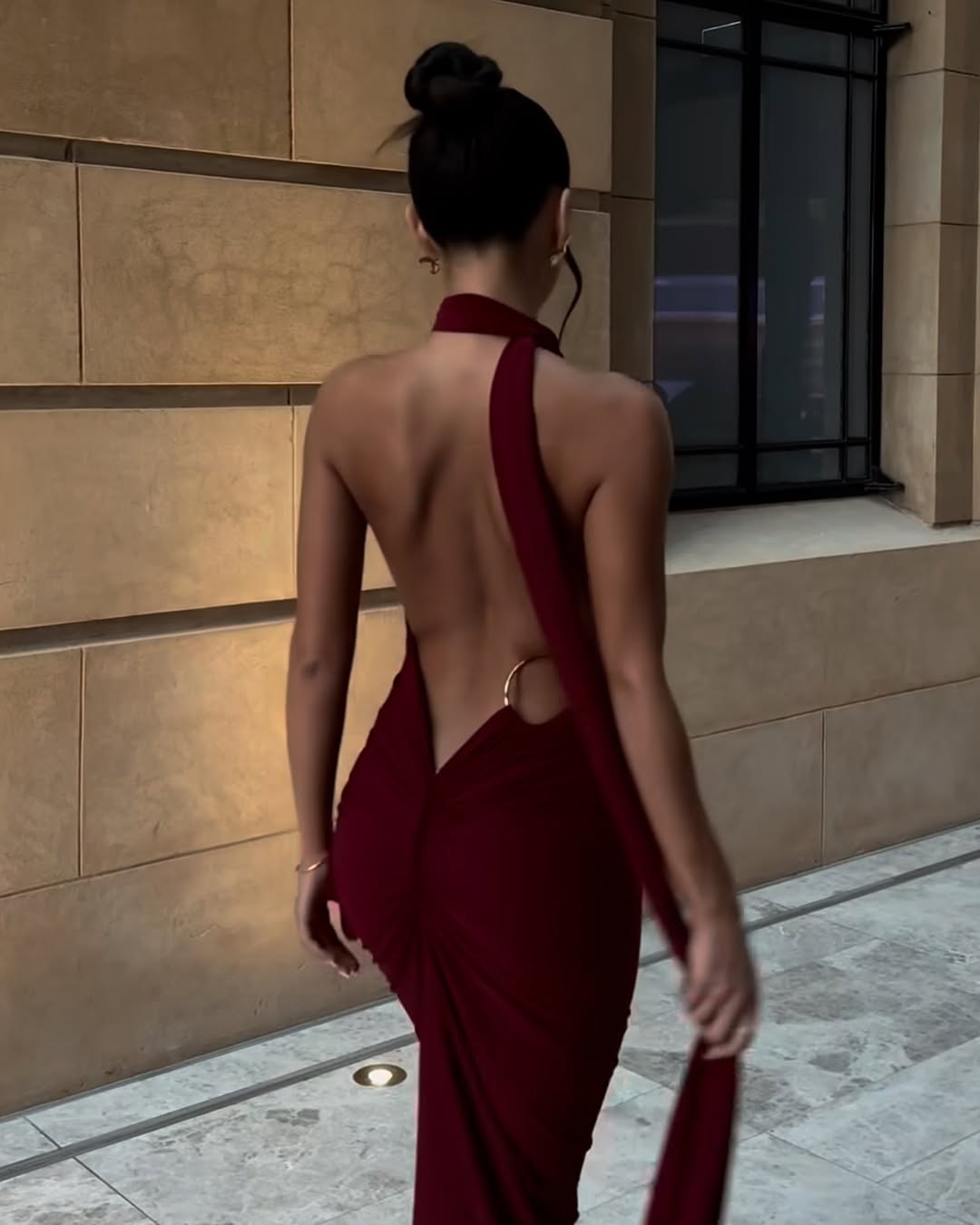 Constantina Dress In Wine