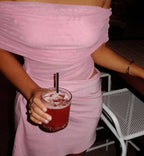 Nico Mini Dress In Pink