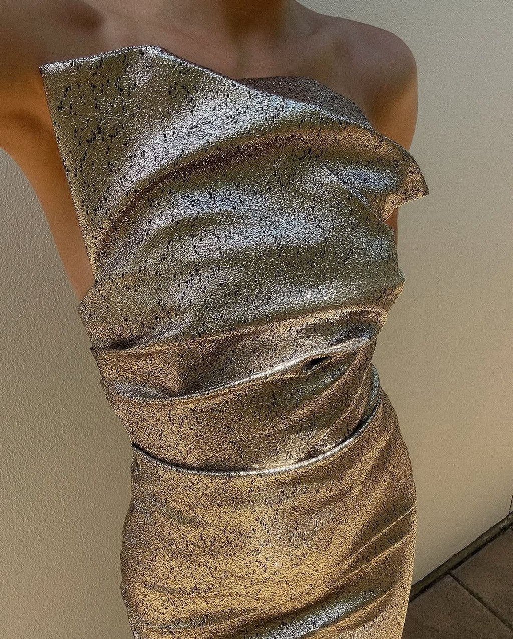 Tacoma Dress in Champagne