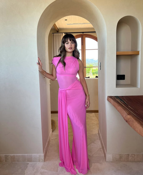 Sisal Dress in Pink