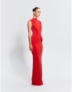 Avalon Maxi Dress in Red