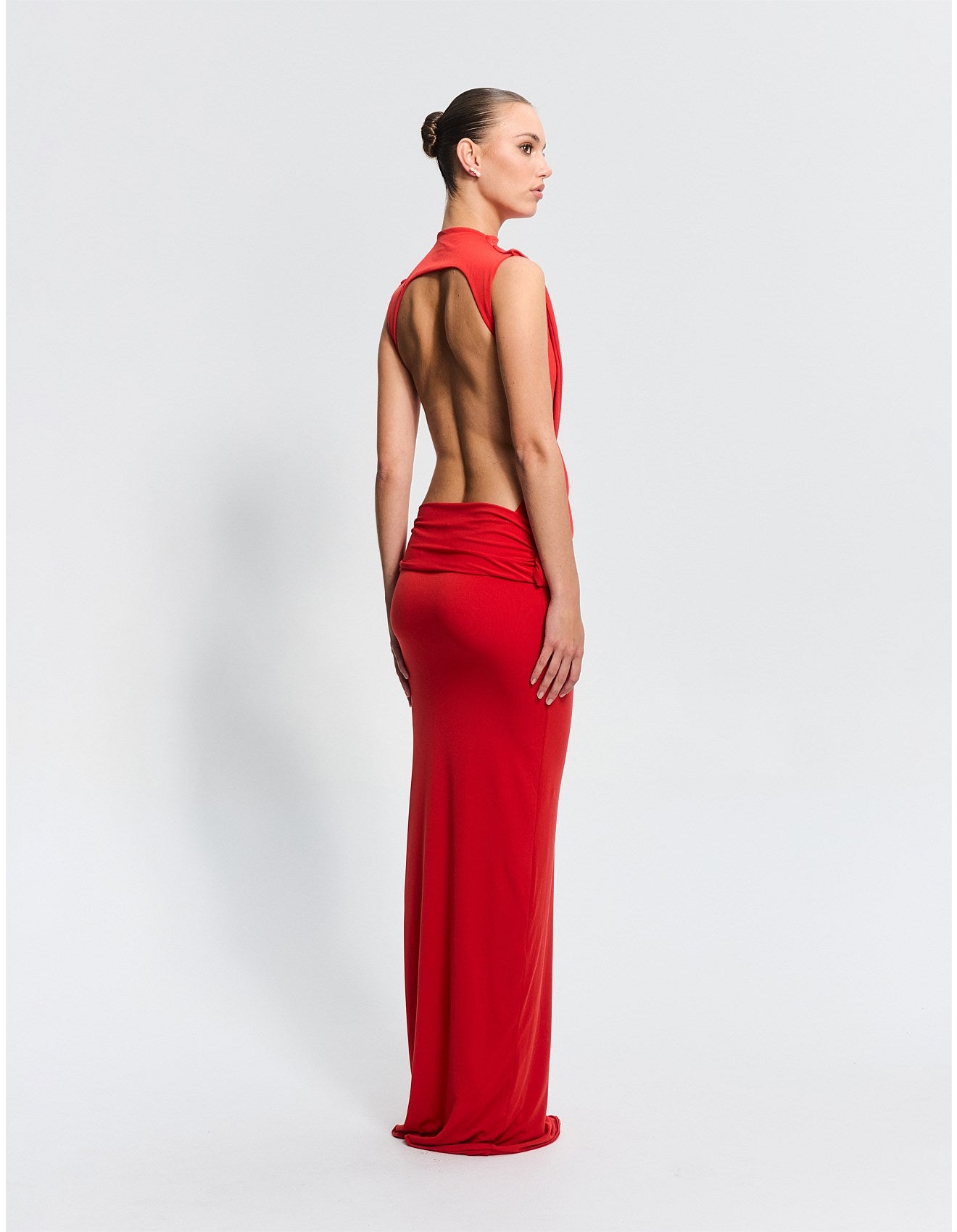 Avalon Maxi Dress in Red