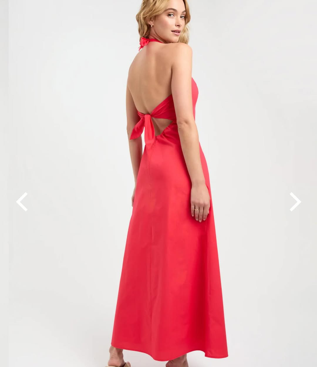 Poplin Midi Dress