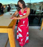 Zani Dress in Red