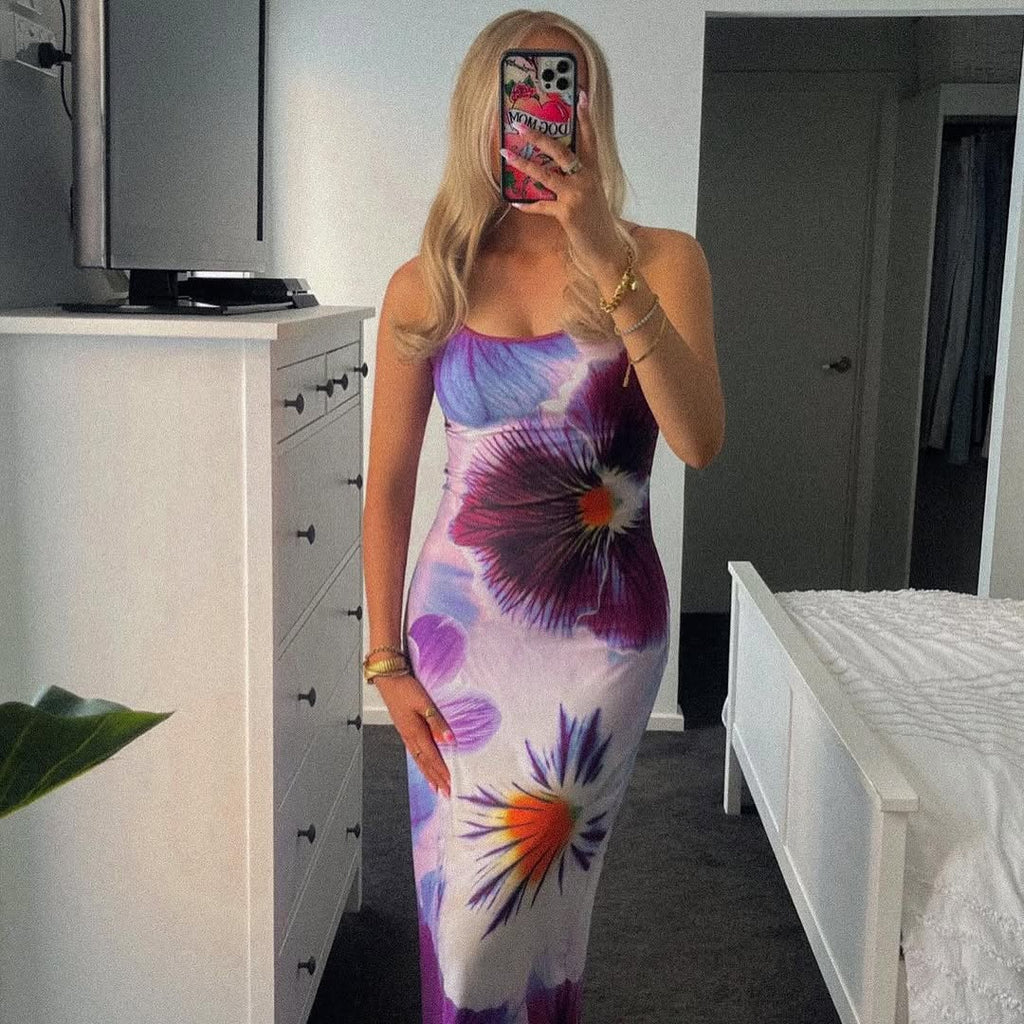 Indigo Blossom Dress
