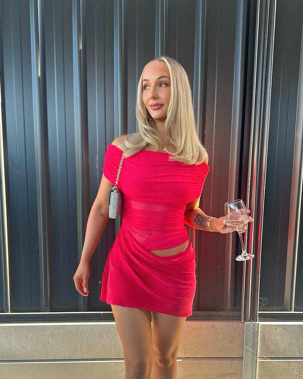 Nico Mini Dress In Red