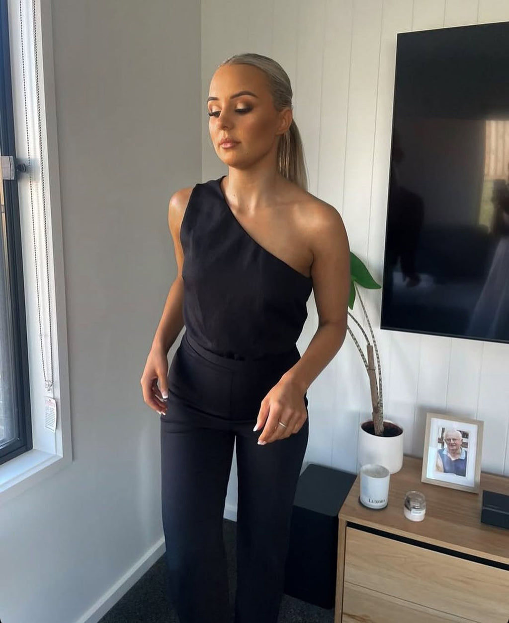 Aria Pantsuit in Black