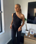 Aria Pantsuit in Black