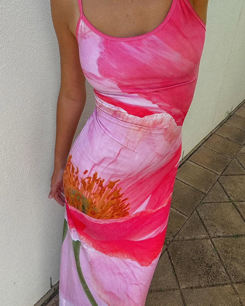 Lily Dress In Pink Safari