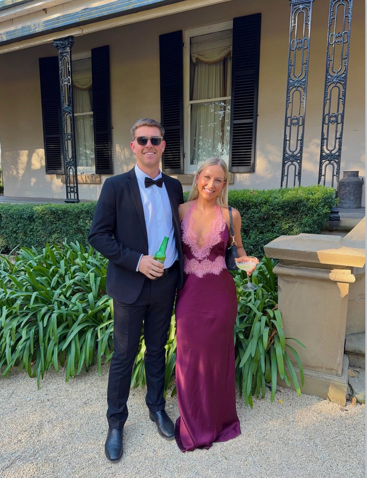 Louise dress in Burgundy