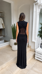 Cassis Knot Maxi in Black