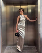 Tacoma Dress in Champagne