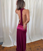 Serena Dress in Ruby
