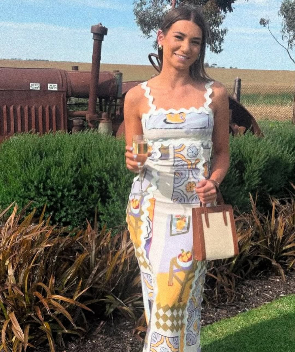 Terazza Dress in Villagio Purple