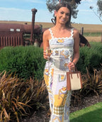 Terazza Dress in Villagio Purple