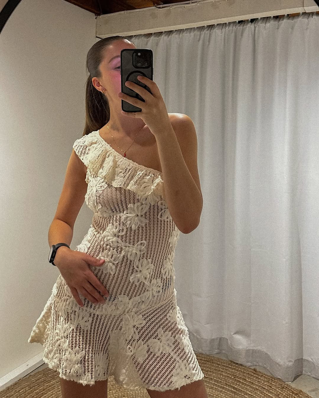Lace Floral Mini