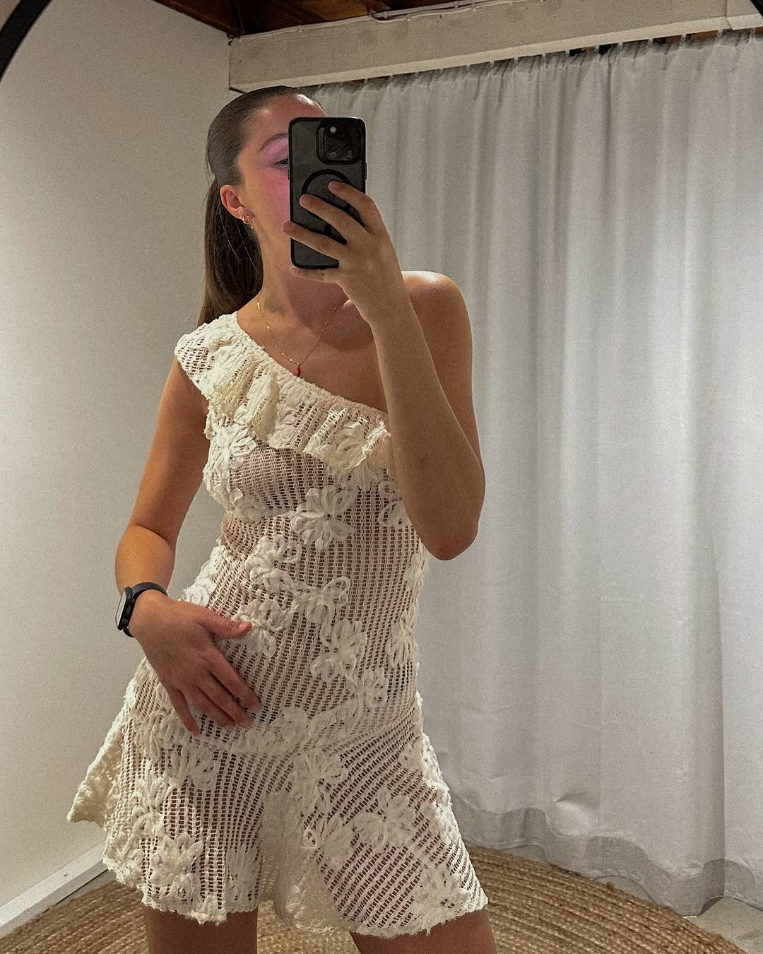 Lace Floral Mini