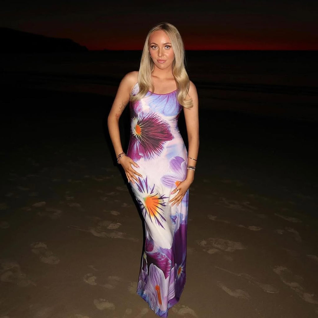 Indigo Blossom Dress