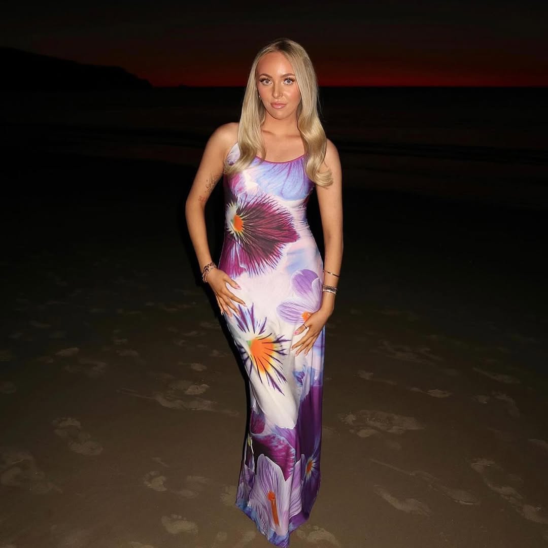 Indigo Blossom Dress