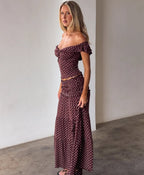 Denali Set In Brown Polka