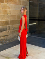 Avalon Maxi Dress in Red