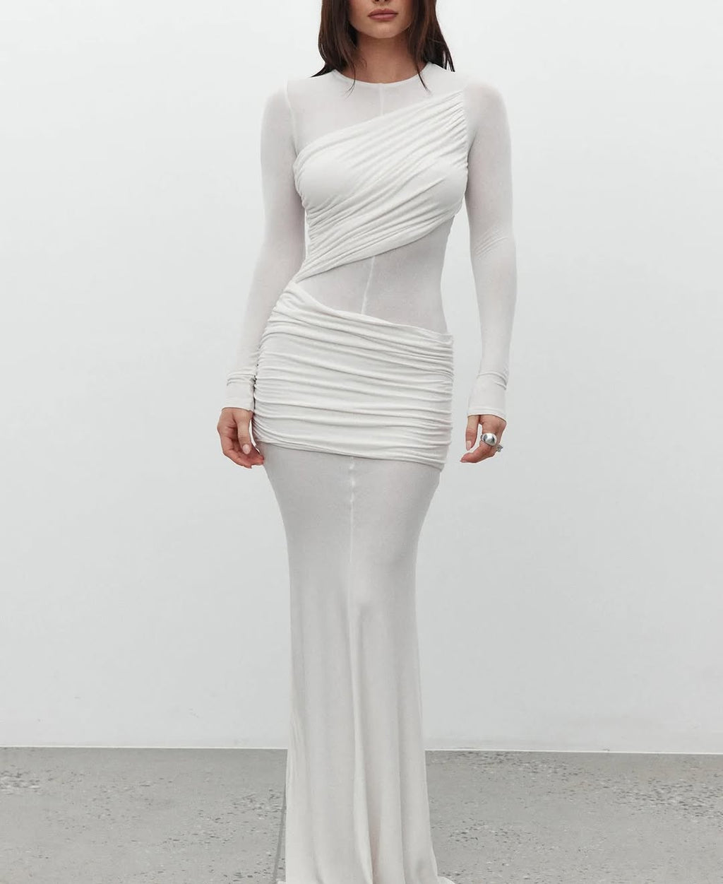 Kanani Dress in White
