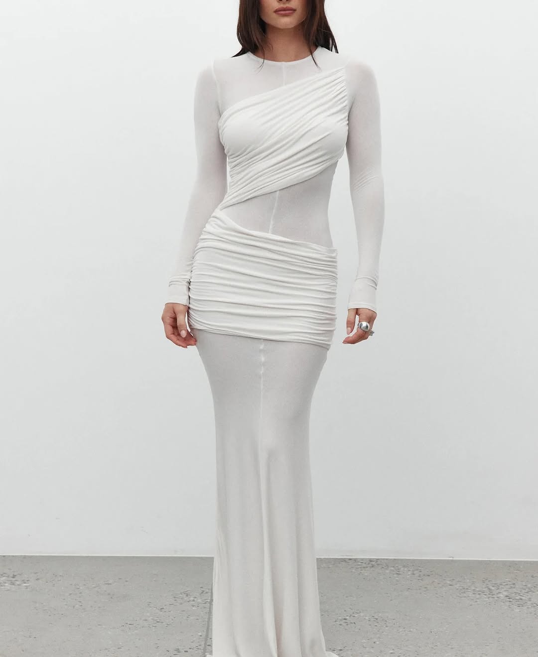 Kanani Dress in White