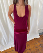 Serena Dress in Ruby