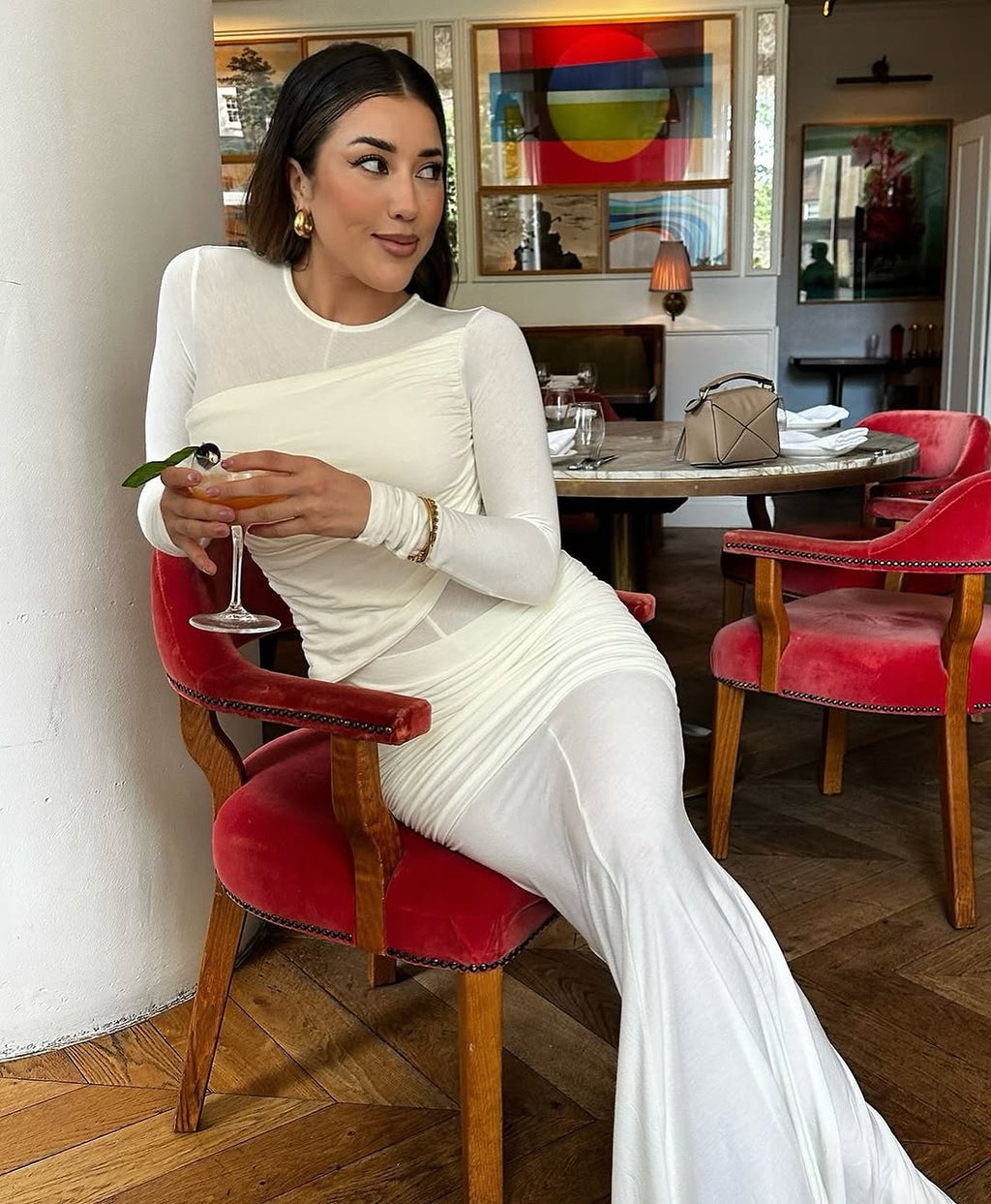 Kanani Dress in White