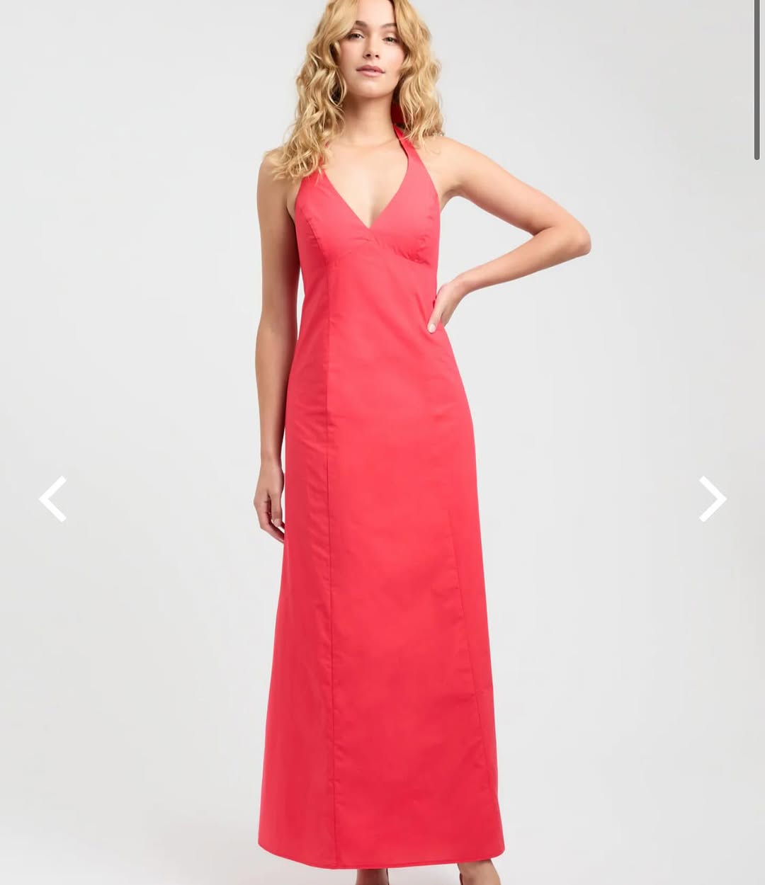 Poplin Midi Dress