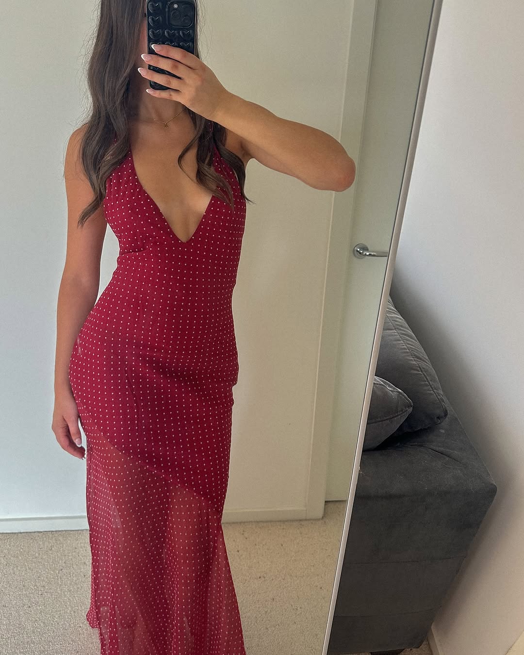 Jasmine Dress In Wine