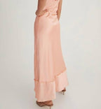 Hayley Slip Dress In Peach