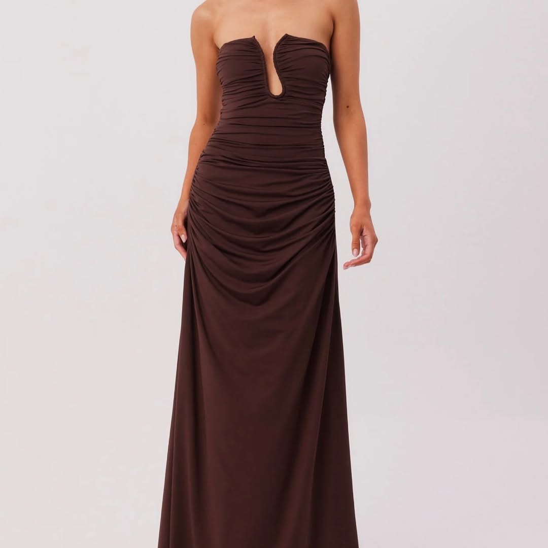 Lilana Dress In Brown