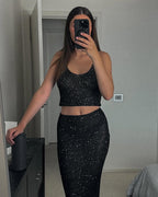Sequin Set in Black