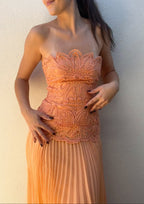 Blossom Maxi Dress in Orange
