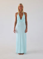 Angelina Maxi Dress Aqua