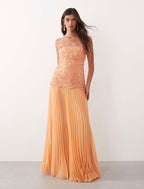 Blossom Maxi Dress in Orange