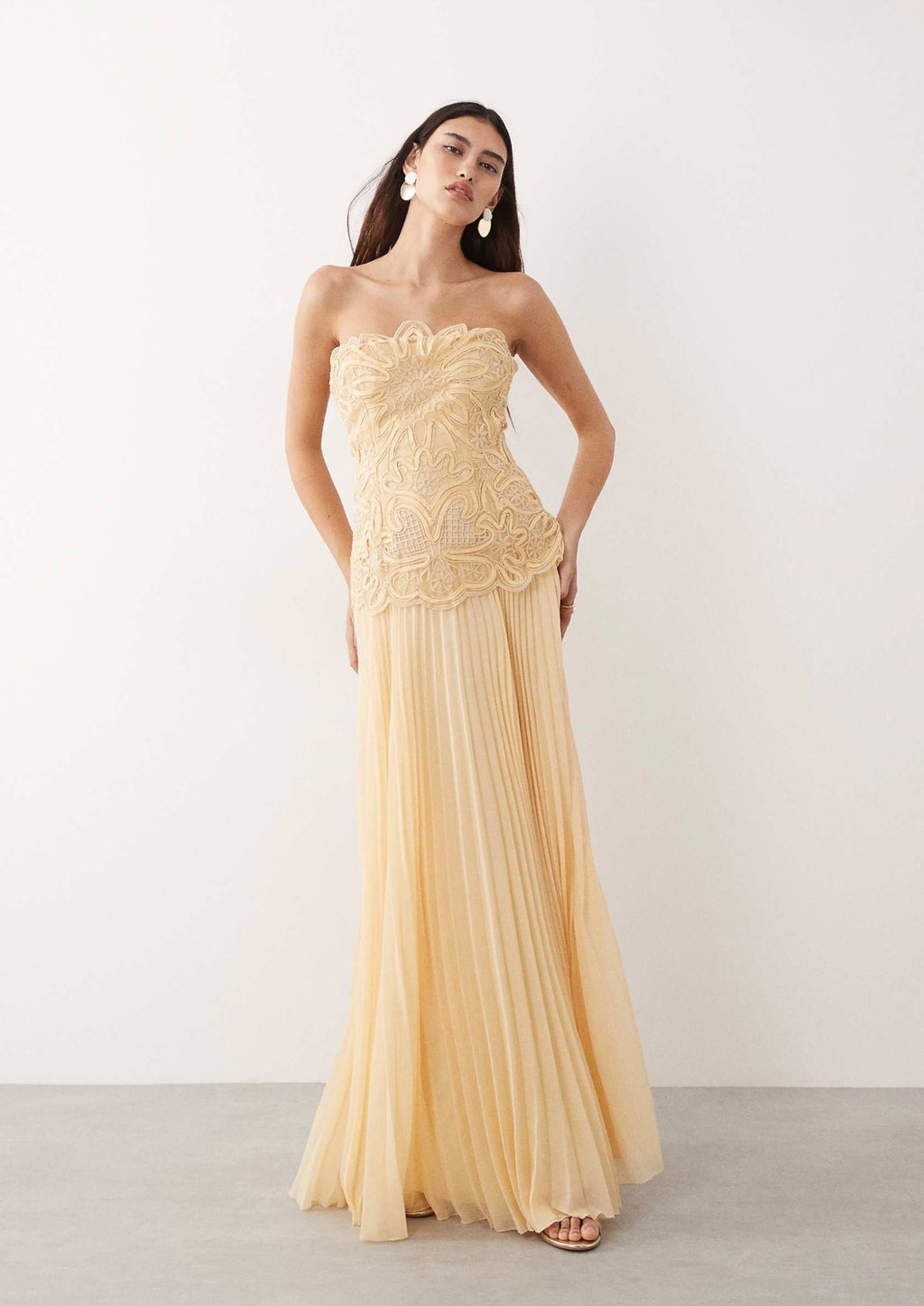 Blossom Maxi Dress in Yellow