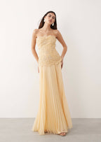 Blossom Maxi Dress in Yellow