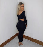 Angel Midi Dress Black