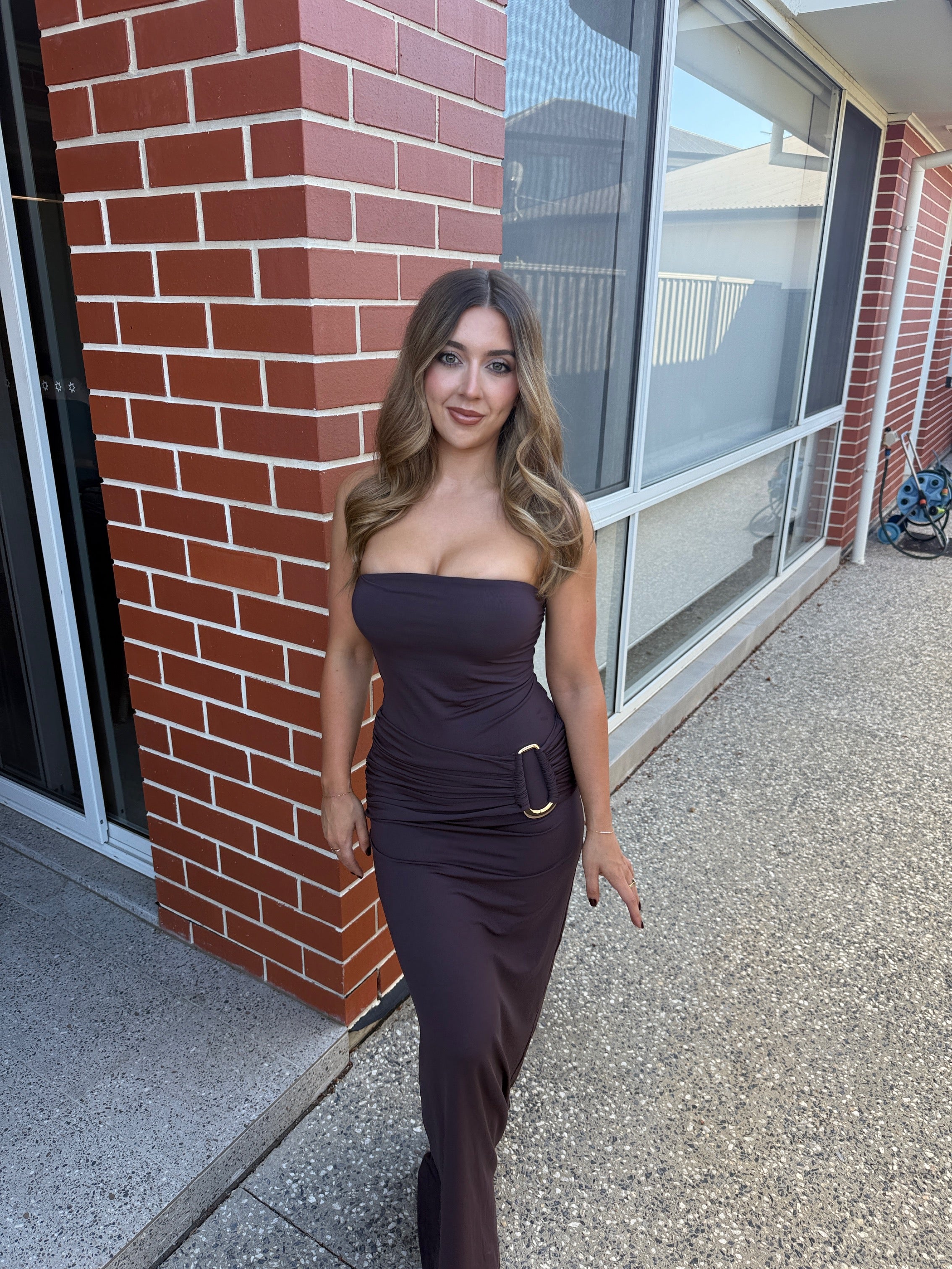 Torin Dress In Cocoa