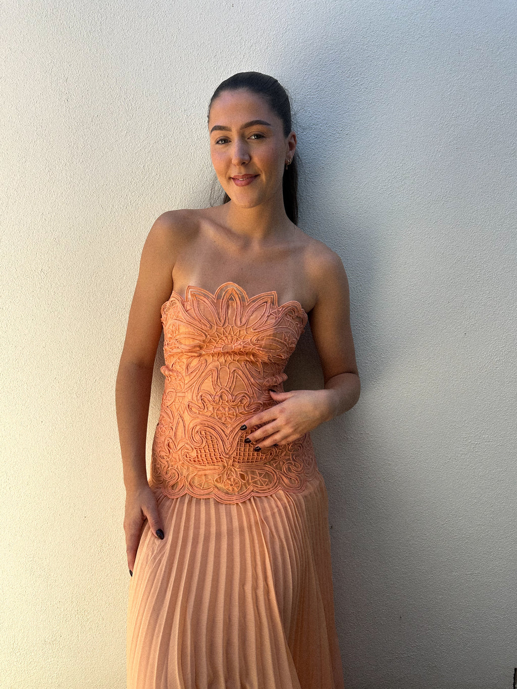 Blossom Maxi Dress in Orange